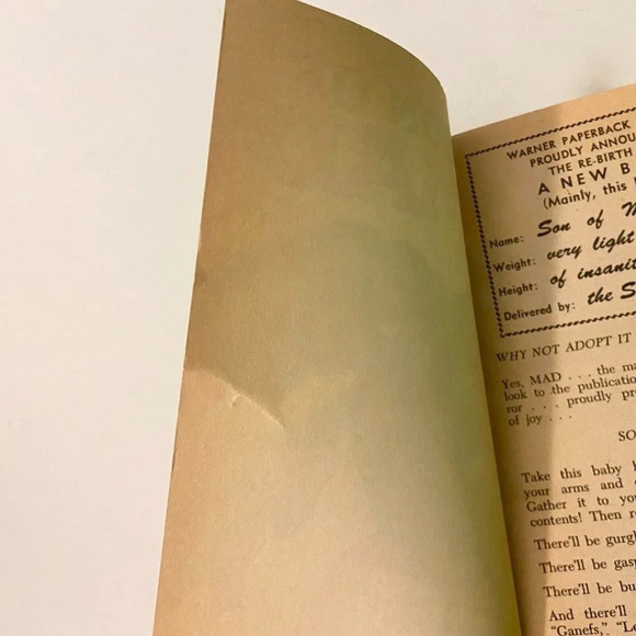 Vintage 1979 Son of Mad William M Gaines Comic  Magazine Paperback Book - Picture 6 of 16